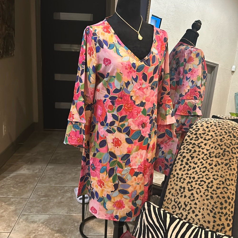 Colorful sheath dress